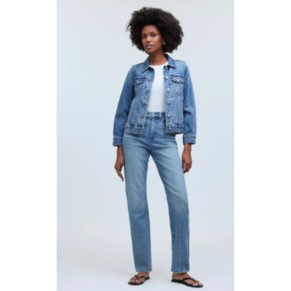 Madewell Jackets & Blazers - Madewell The Jean Jacket in Medford Wash Denim Size Large NWOT